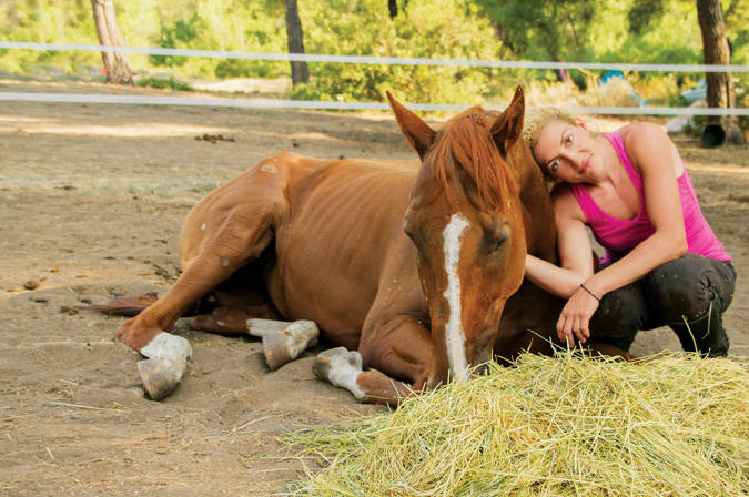 Nansy Kourellou: Abandoned horses protector